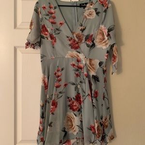 Lulus floral dress, size L